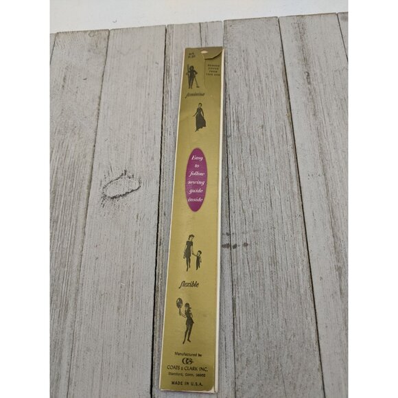 Vintage J&P Coats Skirt or Neck Metal Zipper 7" Primrose 72-A - Picture 4 of 4